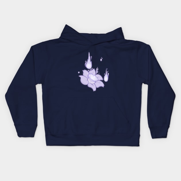 Spirit Bloom Kids Hoodie by Thirea